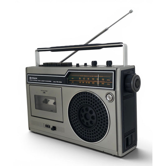 VINTAGE *NEW* 1980's Hitachi TRK-5110H Cassette Recorder AM/FM Radio Boombox