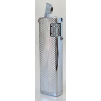 VINTAGE *NEW* 1960's Thin Silver Textured Lighter in Original Box by Supreme USA