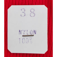 VINTAGE *NEW* 1960's Red Collared Women's Sweater w/Buttons 100% Nylon Size 38