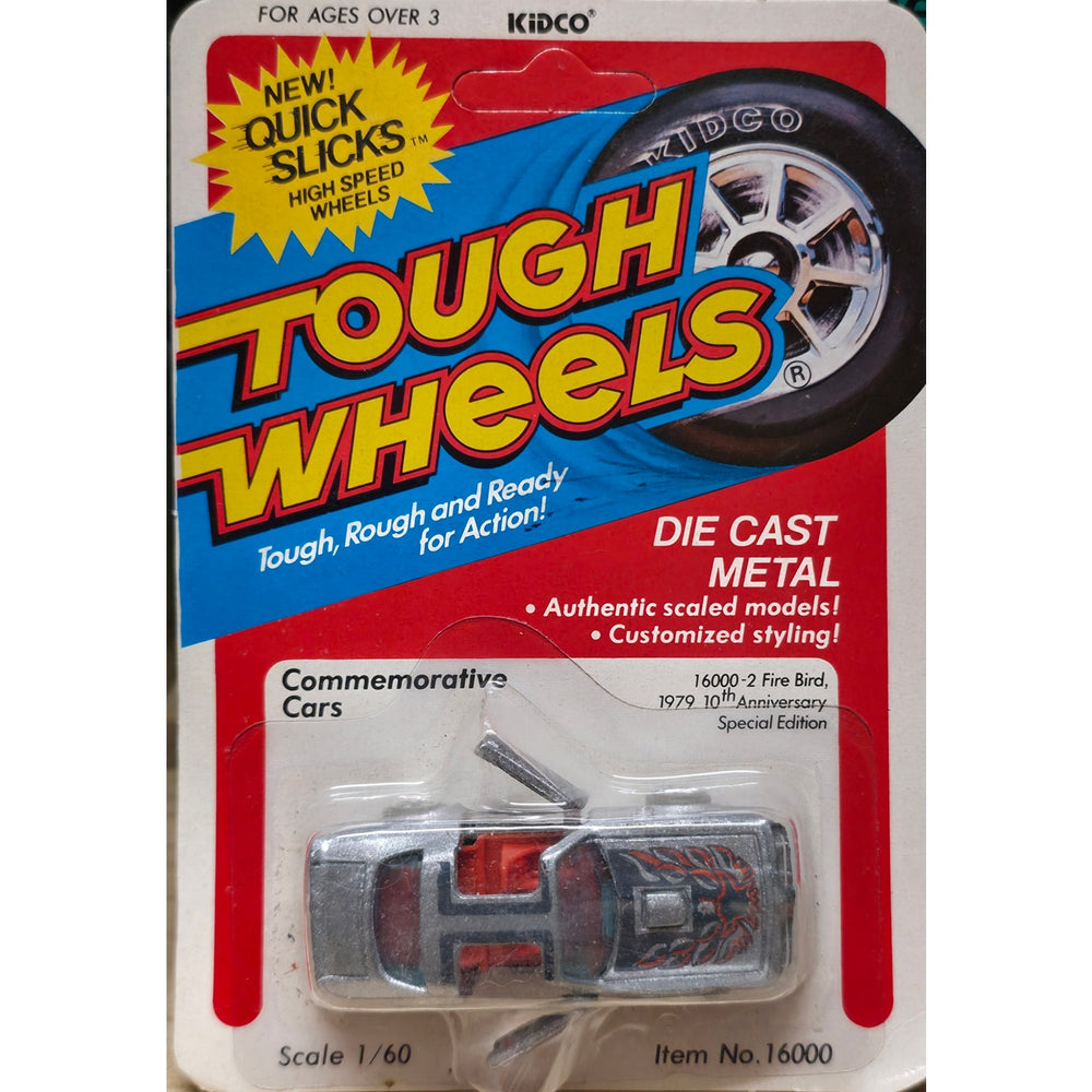 VINTAGE *NEW* 1981 Kidco Tough Wheels Silver Firebird 10th Anniversary Special Edition Metal Scale Die-Cast Toy
