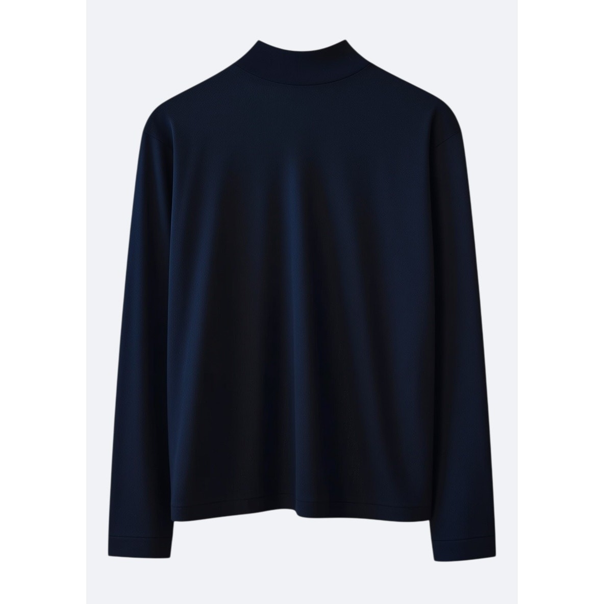 VINTAGE *NEW* 1970's Women's Black Thin Long Sleeve Stretch Shirt Size M