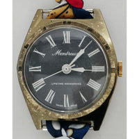 "Frozen In Time" 1960's Vintage Watch Face w/ Silk/Satin Tie Bracelet