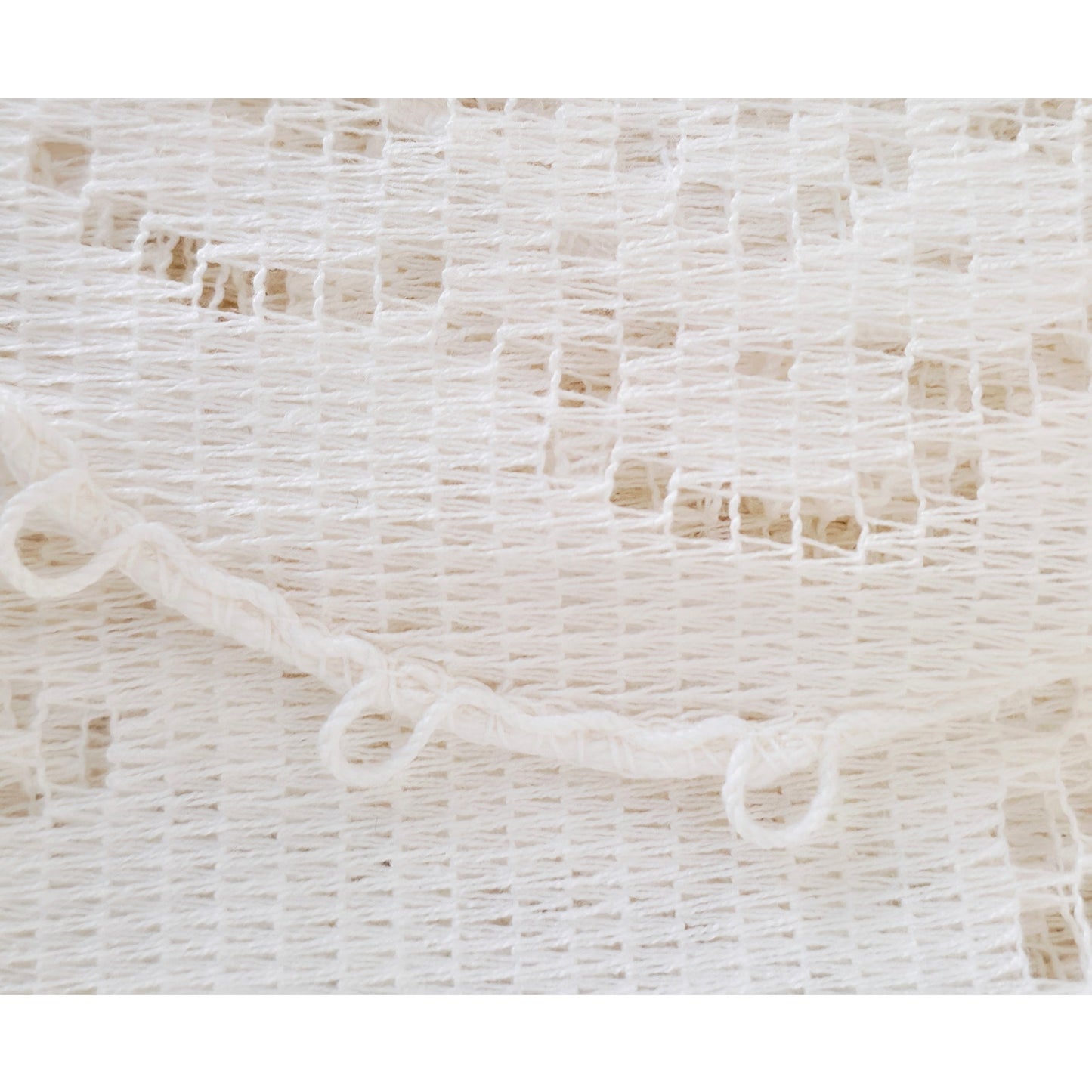 VINTAGE *NEW* 1950's Seranton White Lace Oval 72"x90" Stain Resistant Tablecloth
