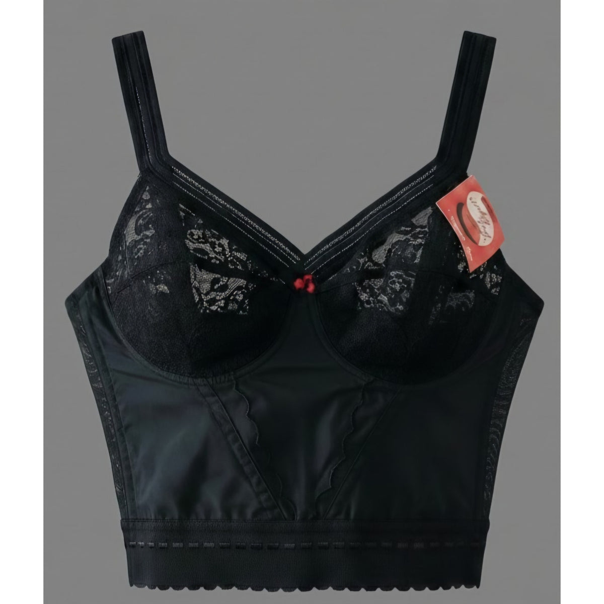VINTAGE *NEW* 1960's Splendor Form Women's Black Bustier Corset Bra 34 ...
