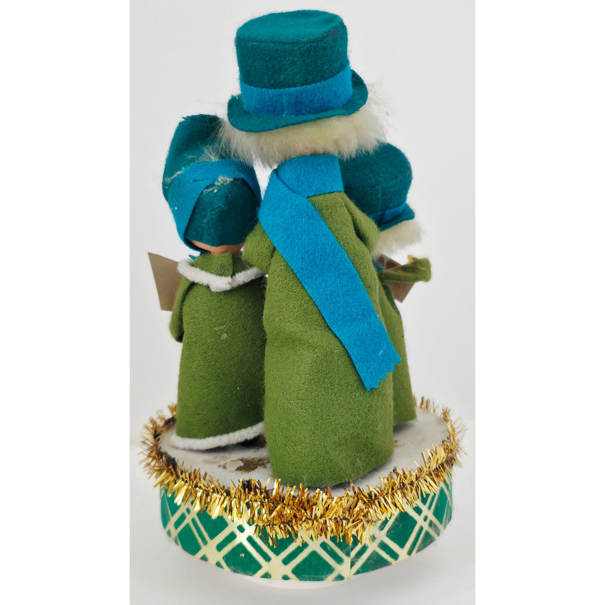 VINTAGE *NEW* 1960's Wind-Up Musical Choir Silent Night 2426 Green Made in Japan