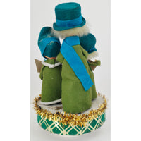 VINTAGE *NEW* 1960's Wind-Up Musical Choir Silent Night 2426 Green Made in Japan