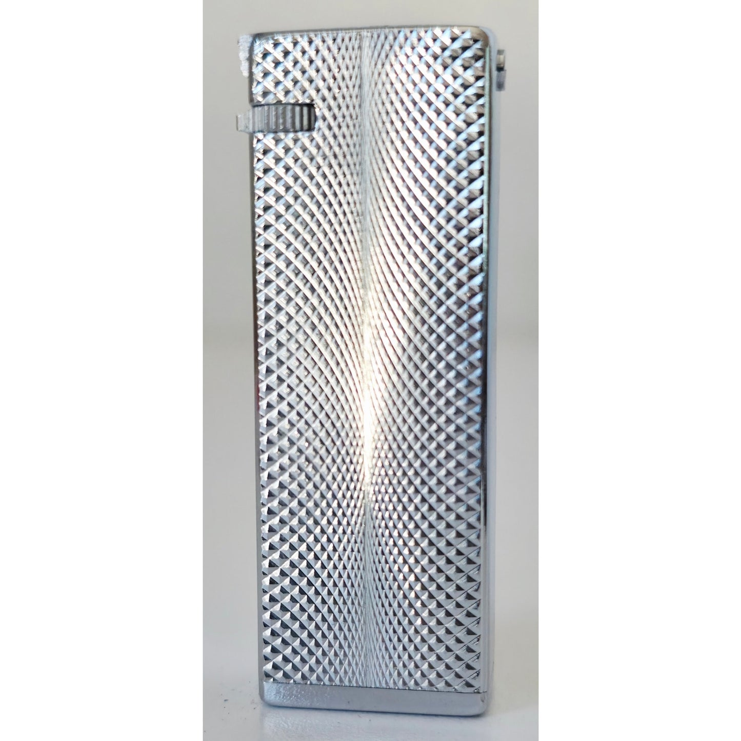 VINTAGE *NEW* 1960's Silver Textured Lighter in Original Box by Supreme USA