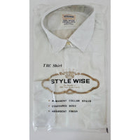 VINTAGE *NEW* 1960's STYLEWISE Men's Pale Green Shirt 100% Nylon Size 14-33