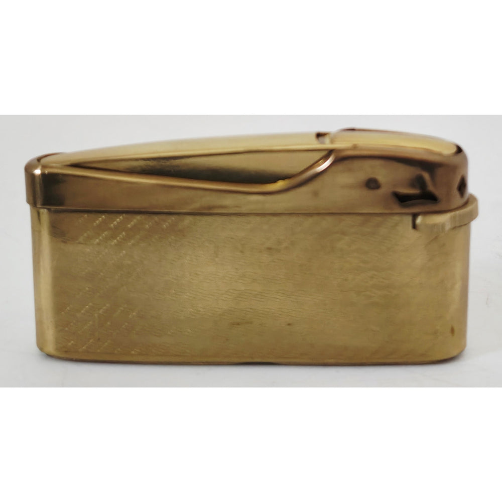 VINTAGE *NEW* 1950's JJJ Citation Gold Textured Butane Lighter Japan