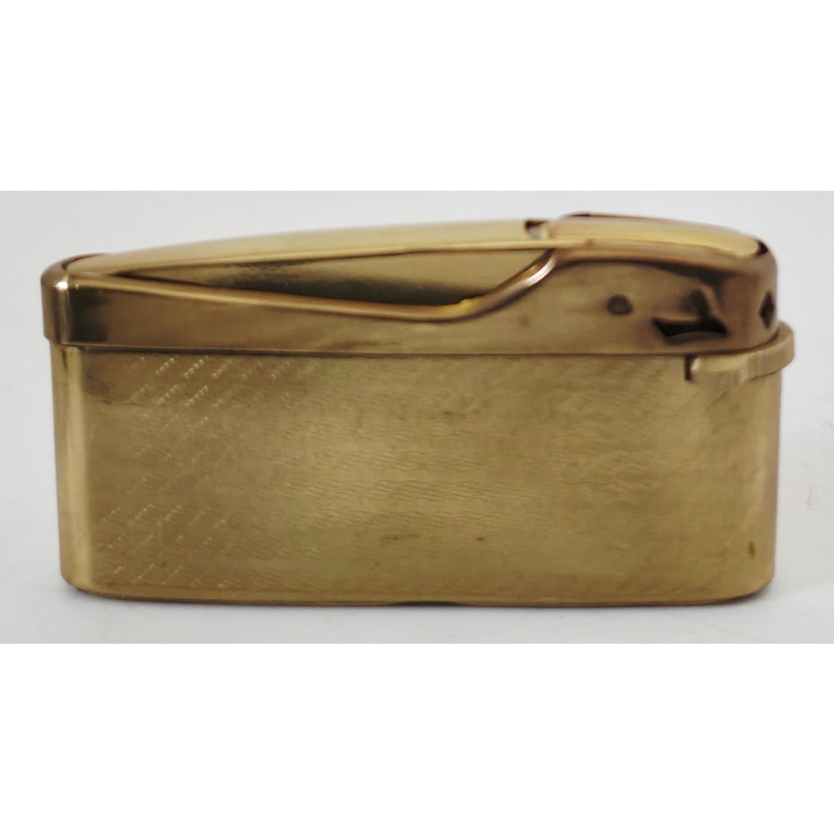 VINTAGE *NEW* 1950's JJJ Citation Gold Textured Butane Lighter Japan