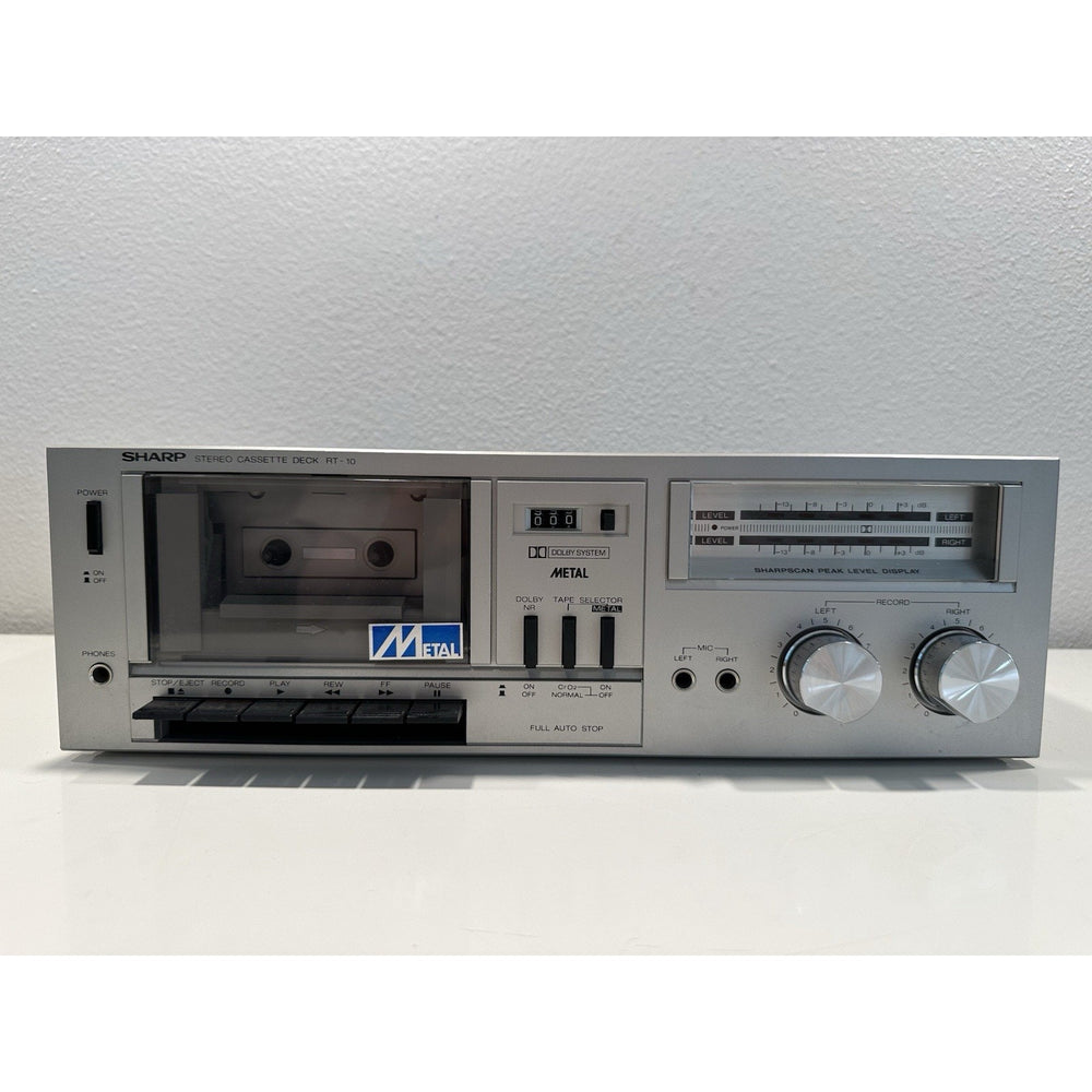 VINTAGE *NEW* Sharp RT-10 Stereo Cassette Deck Tape Player Recorder Japan