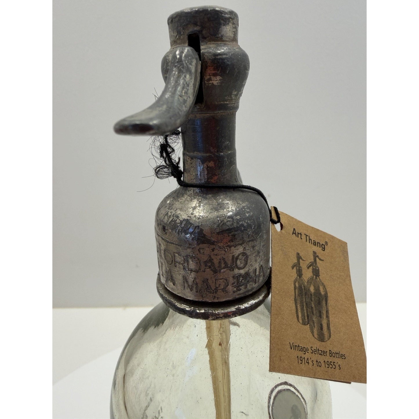 VINTAGE *PRISTINE* Art Thang Soda 'La Africana Decanter Argentina