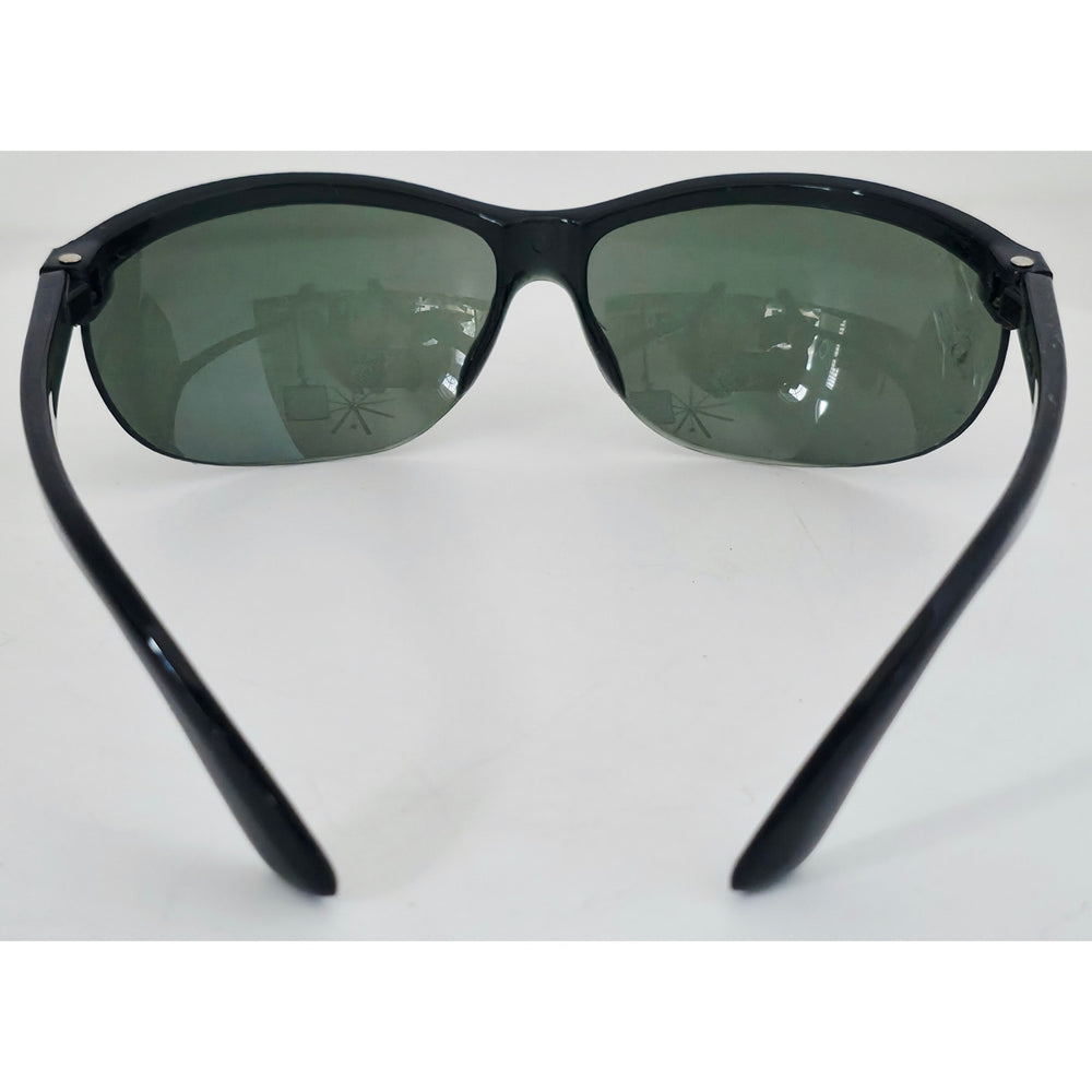 VINTAGE *NEW* 1970's Glam Unisex Black Frame with Gray Lens Sunglasses