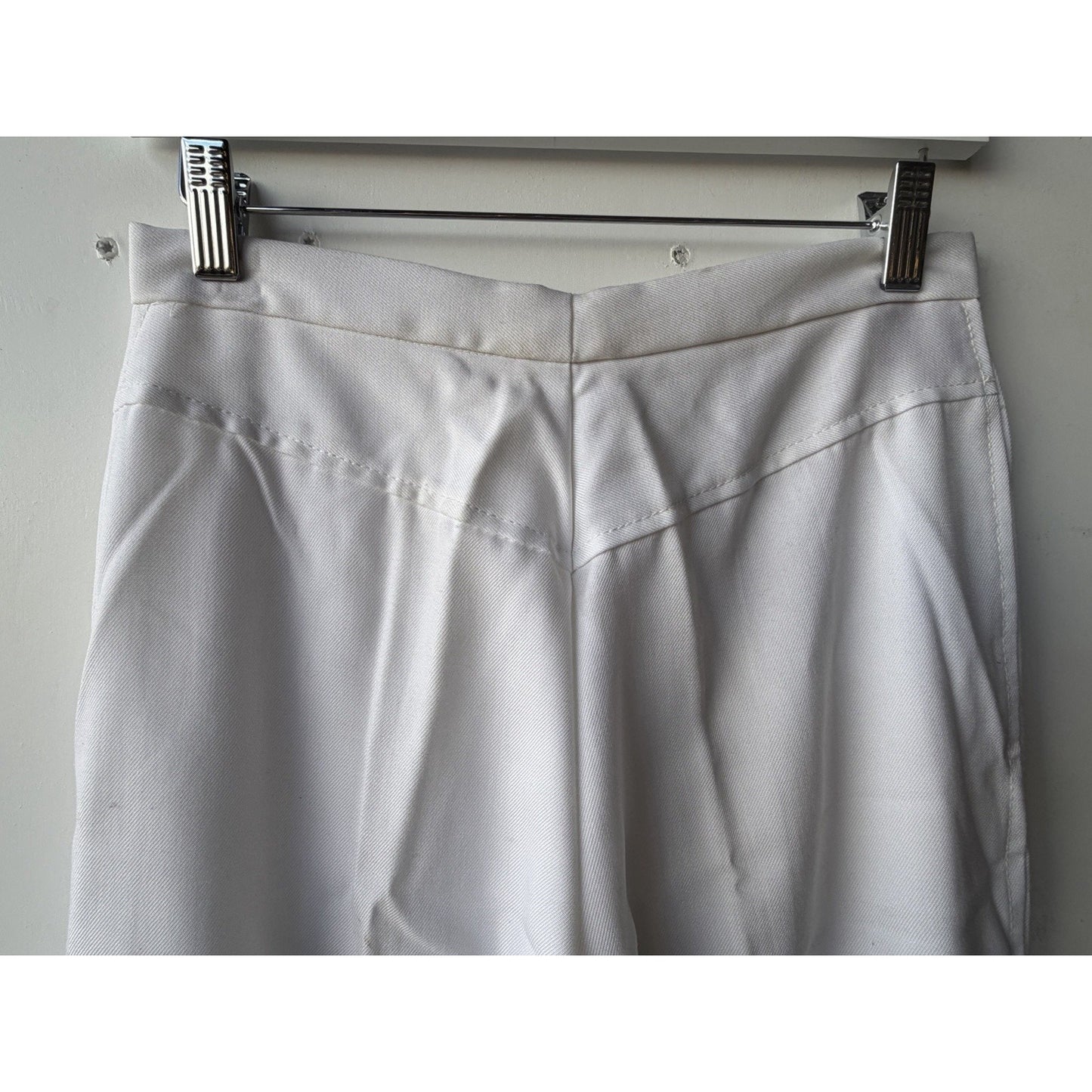 VINTAGE *NEW* 1960's Sirje of California Women's White Straight Leg Pants Size 7/8