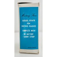 Needs Lovin' - VINTAGE 1960's MUSTANG AM Micro Solid State Transistor Radio Blue - Needs Lovin'