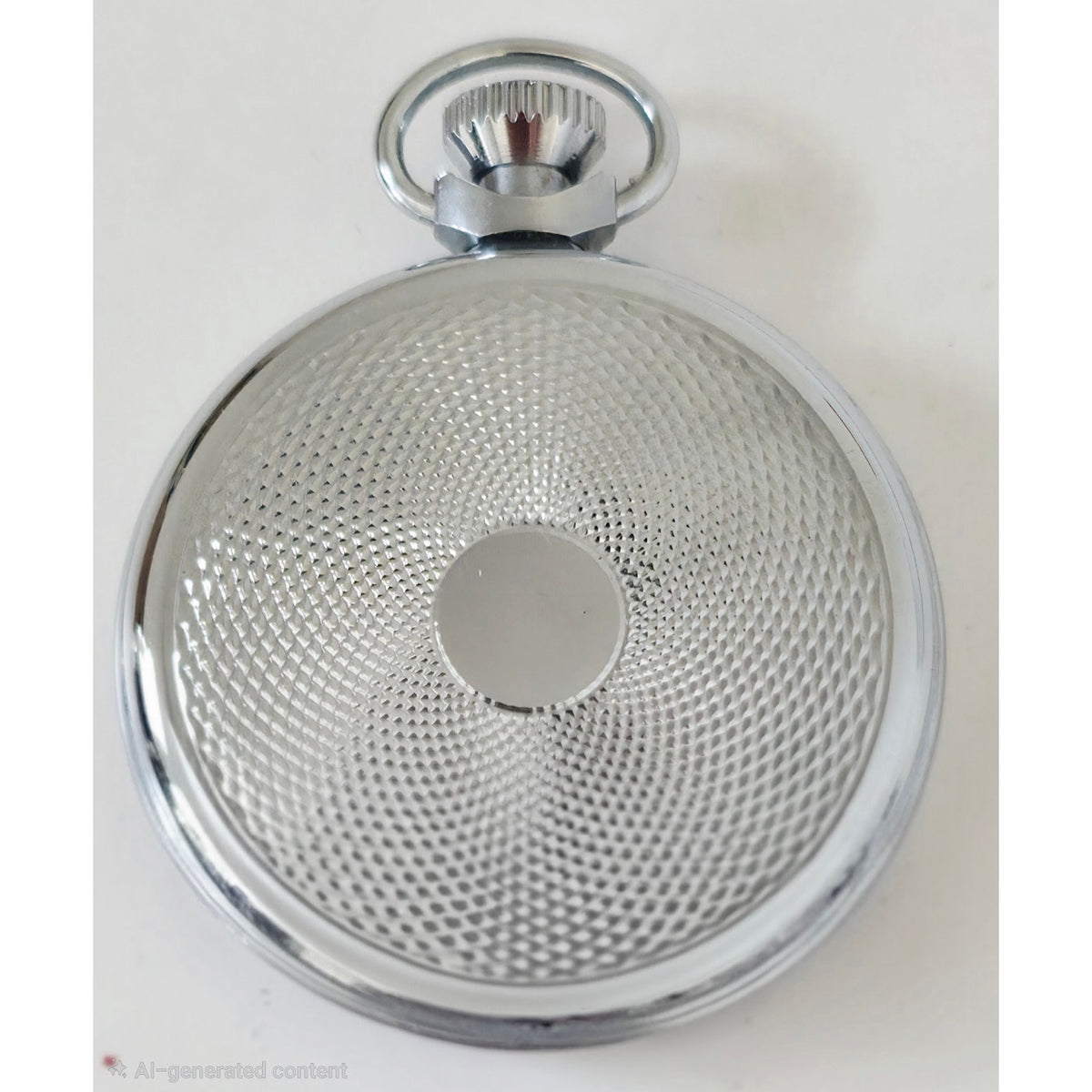 Vintage 1970's Smiths Pocket Watch Silver-Tone Boxed w/ Guarantee Card England