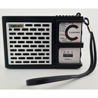 VINTAGE *NEW* 1960's Crown Transistor AM Pocket Radio British Design Hong Kong
