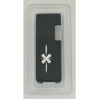 VINTAGE *NEW* 1950's Imperial Black and Silver Butane Lighter
