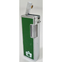 VINTAGE *NEW* 1960's Green Lighter w/Lions in Original Box Made by Supreme USA