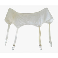 VINTAGE *NEW* 1960's Women's Cream Garter Belt with Flowers Size Small USA
