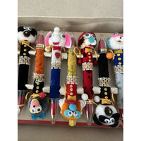 VINTAGE *NEW* Happy Doll Fun 12 Pen Set/Handcrafted