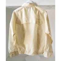 VINTAGE *NEW* 1970's Men's Beige 100% Nylon All Weather Zip Hood Jacket Size M
