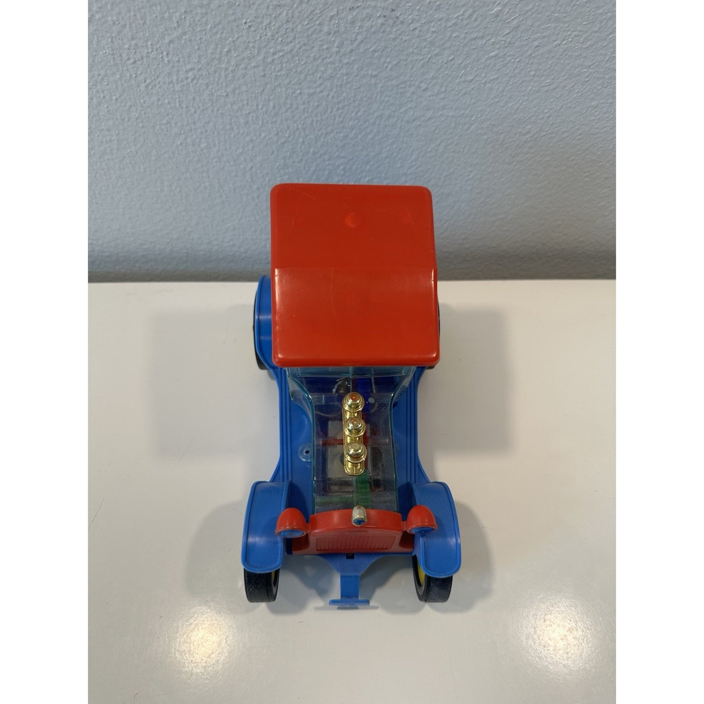 Needs Lovin' - VINTAGE 1970's TAIYO KOGYO Ford Big T See-Thru Bump ’n Go Toy