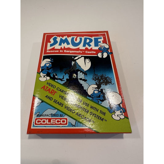 VINTAGE *NEW* Atari 2600 SMURF: Gargamel's Castle Coleco Sealed