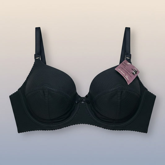 VINTAGE *NEW* 1960's Splendor Form Women's Black Bullet Bra Size 36B USA