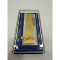 VINTAGE *NEW* 1950's Imperial Gold with Silver Design Super Lighter