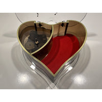 VINTAGE *NEW* Sankyo Heart Jewelry Music Box Plays "Light Up My Life"