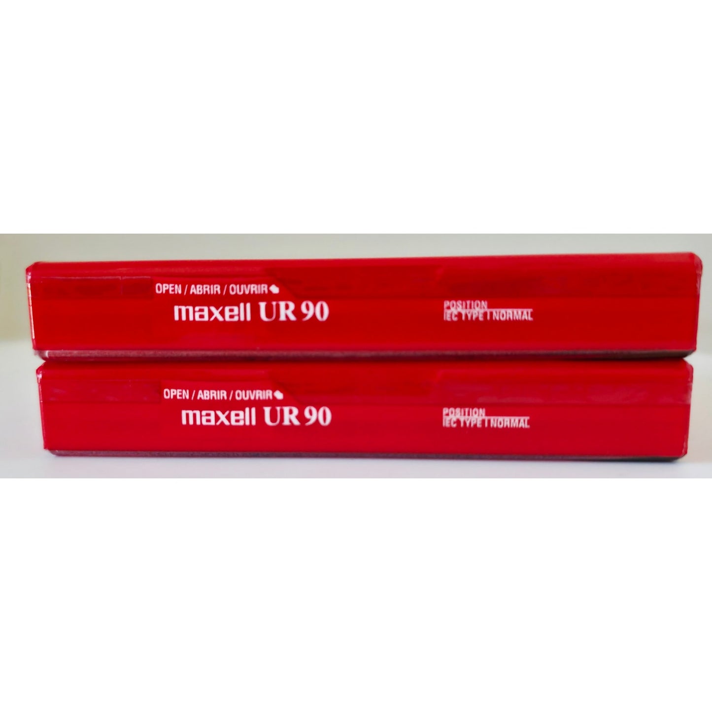 VINTAGE *NEW* 1980's Maxell UR 90 Normal Bias Blank Audio Cassette Tapes Sealed