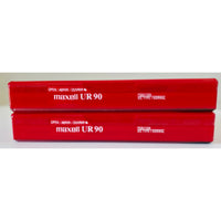 VINTAGE *NEW* 1980's Maxell UR 90 Normal Bias Blank Audio Cassette Tapes Sealed