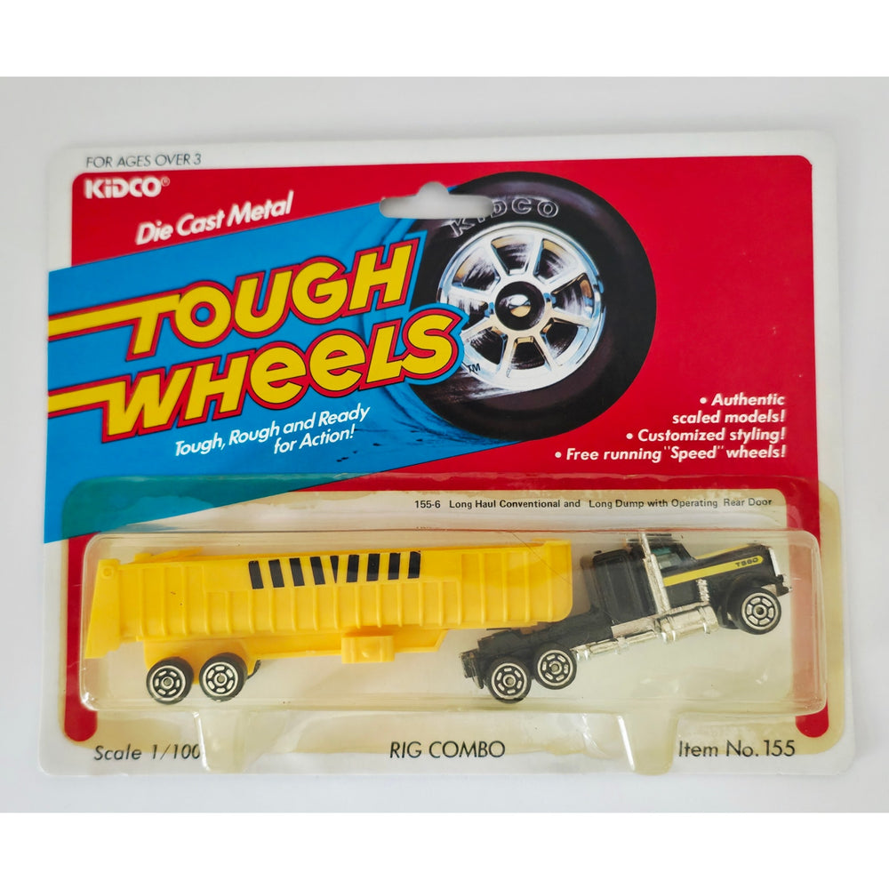 VINTAGE *NEW* 1981 Kidco Tough Wheels California Hauler & Long Haul Die-Cast Toy
