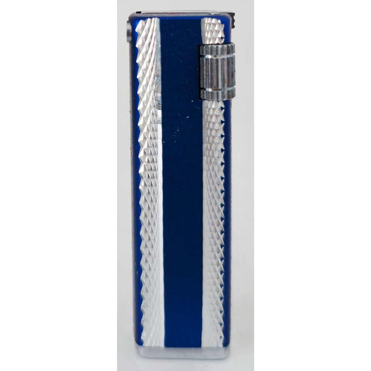 VINTAGE *NEW* 1950's Kron Imperial Blue and Silver Lighter Japan