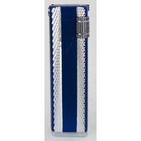 VINTAGE *NEW* 1950's Kron Imperial Blue and Silver Lighter Japan