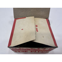 VINTAGE *NEW* 1970's Nu-Lite Glass Fuse Plugs 15 Amp 125 Volt USA, 5 Per Box