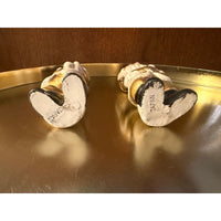 VINTAGE *NEW* 1960's Commadore Happy Time Set of 2 Gold Santa Figurines