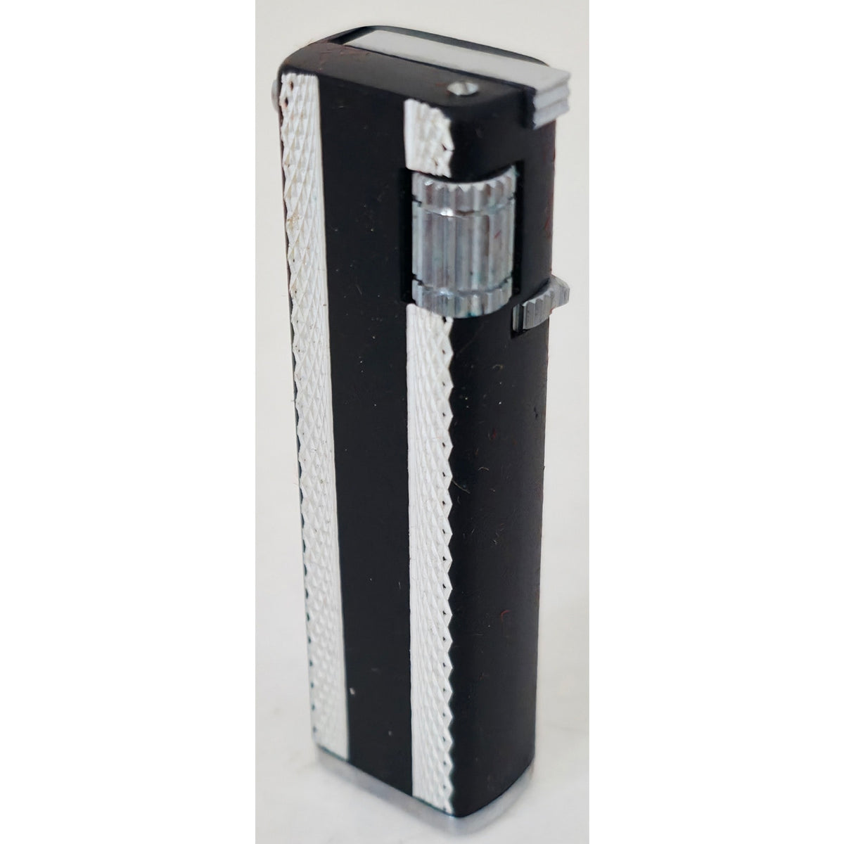 VINTAGE *NEW* 1950's Kron Imperial Black and Silver Lighter Japan