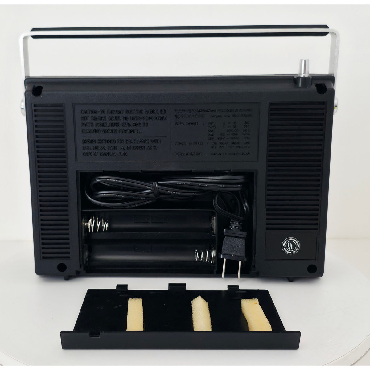 VINTAGE *NEW* 1980's Hitachi KH-1180H AM/FM TV1TV2 3-Band Portable Radio Japan