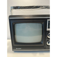VINTAGE *NEW* 1980's Sharp 3M-79 Tri-Mate 1000B B&W AM/FM  Cassette TV