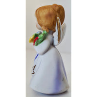 VINTAGE *NEW* 1960's March Girl Birthday Angel Figurine Porcelain 7C-42