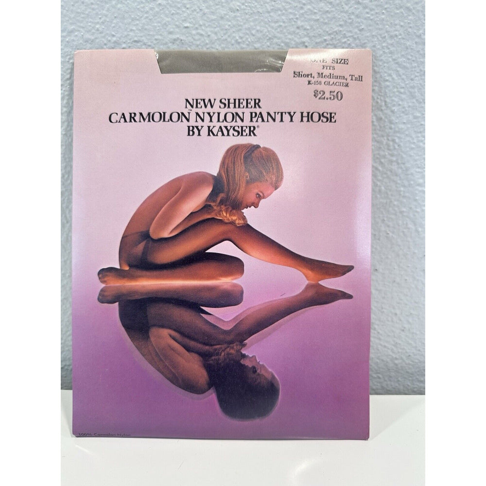 VINTAGE *NEW* 1950's Kayser Hosiery/Pantyhose Sheer-Glacier X 3 One Size