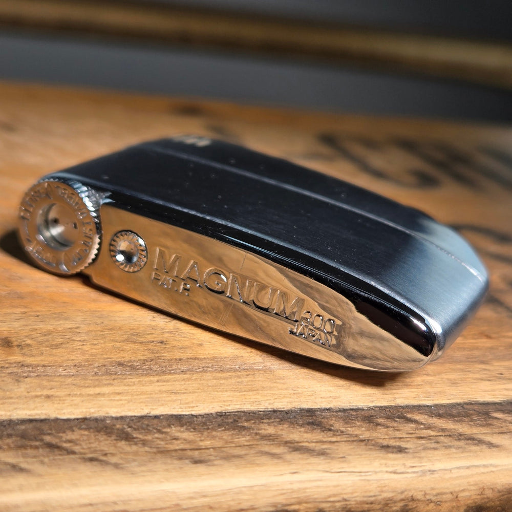 VINTAGE *NEW* 1950's Silver Slick Rick Magnum 300 Lighter Japan