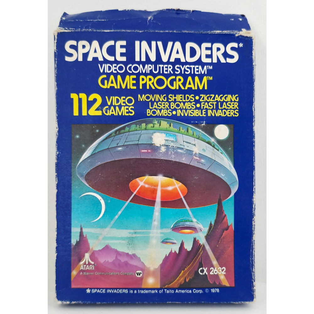 Atari 1979 Space Invaders Game NOS Open Box with Wear Unsold Dealer Stock