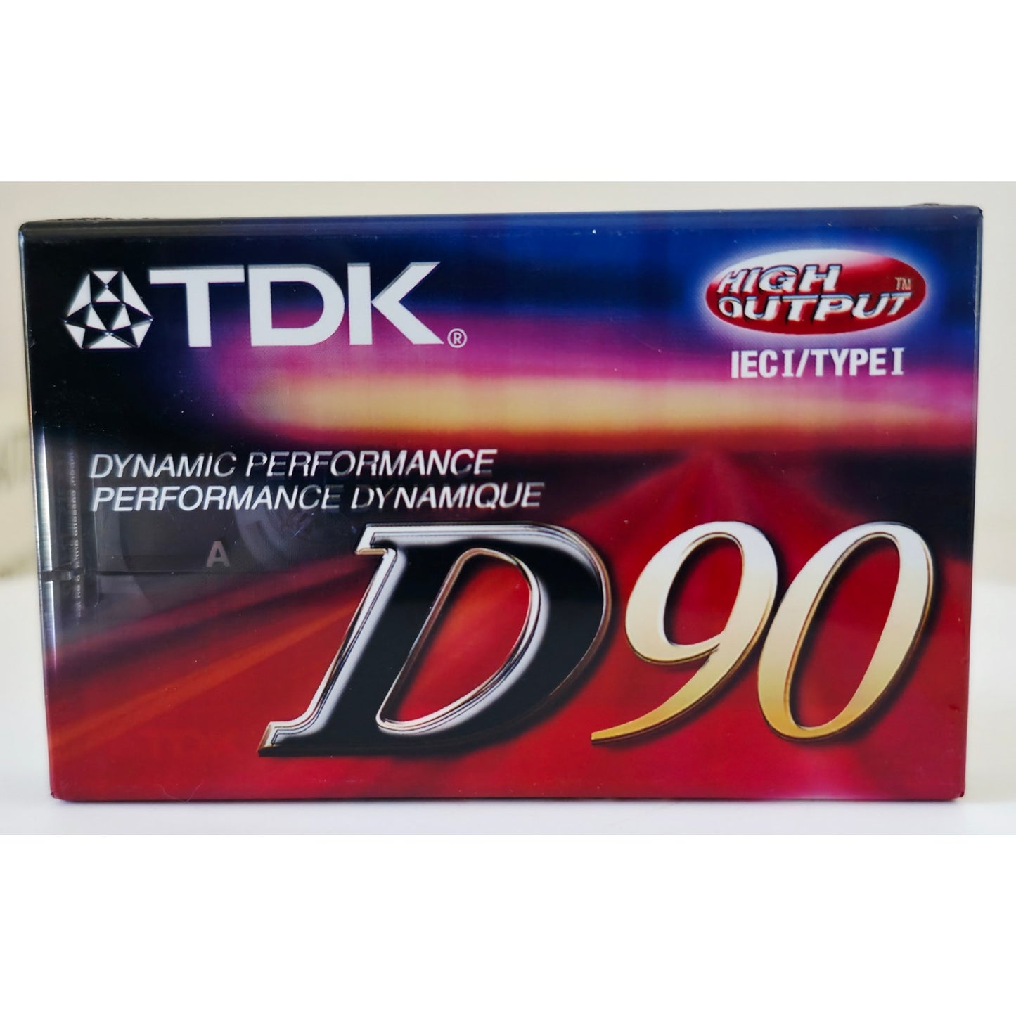 VINTAGE *NEW* 1980's TDK D 90 High Output Blank Audio Cassette Tape Sealed USA
