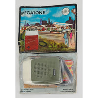 VINTAGE *NEW* 1970's Megatone AIE-741 Green Solid State Micro Transistor Radio