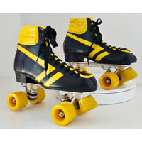 VINTAGE *NEW* 1970's Hot Shot Vinyl Men's Size 9 Demi-Boot Roller Skates