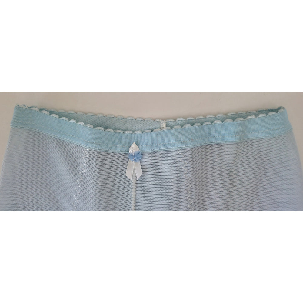 VINTAGE *NEW* 1960's Women's Light Blue High-Waisted Girdle with/Garters Size L