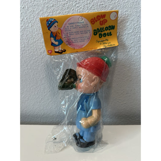 VINTAGE *NEW* 1960's Blow Up Balloon Rubber Boy Toy Hong Kong